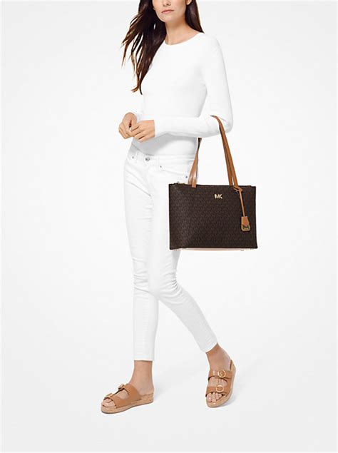 michael kors maddie medium logo tote|Maddie Medium Logo Tote Bag .